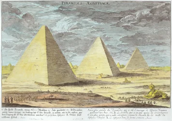 De piramides van Egypte, plaat 4 uit 